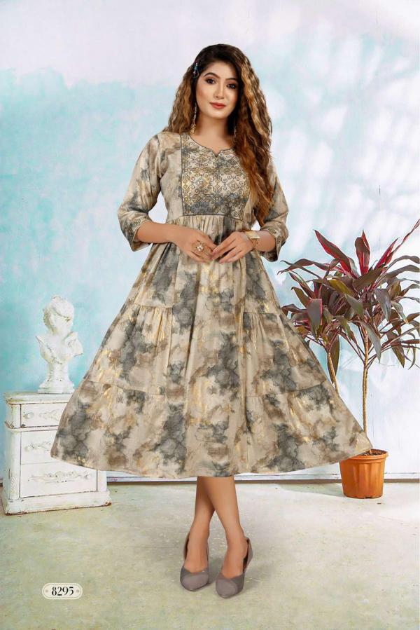 Trendy katrina vol 1 Foil Print Designer Kurti Collection